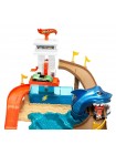 Трек Hot Wheels змініть колір машини / гарячих коліс Sharkport showdown trackset