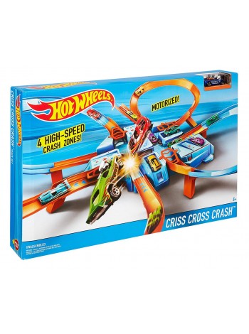Трек Hot Wheels прехресне зіткнення  Criss Cross Crash Trackset