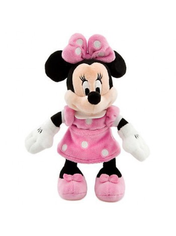 М'яка іграшка Disney plush Мінні Маус у рожевій сукні 24 см 