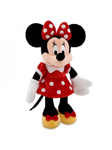 Плюшевая игрушка Минни Маус в красном платье 48 см Дисней / Minnie Mouse Plush red Disney