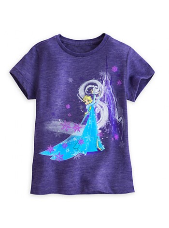 Футболка для девочки 5/6, 7/8 лет Эльза Холодное сердце Дисней / Elsa Tee for Girls Disney