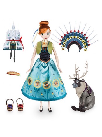 Лялька Disney Princess Анна Крижане серце співоча з аксесуарами Frozen