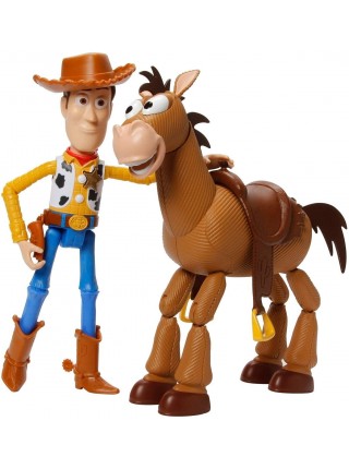 История игрушек набор фигурок Вуди и конь Булзай Mattel