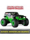 Машинка Хот Вилз Монстр джем внедорожник масштаб 1:24 / Hot Wheels Monster Jam Gunslinger 
