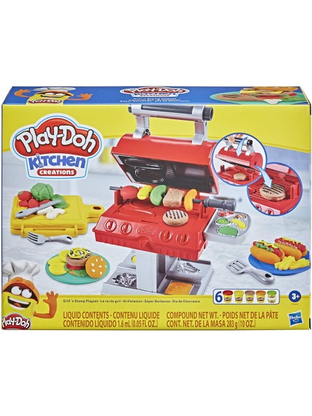 Набор пластилина Плей до Гриль Барбекю Play-Doh  Kitchen Creations 
