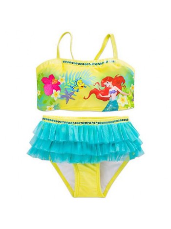 Купальник раздельный для девочки Ариэль русалочка 7/8 лет / Ariel Swimsuit Disney
