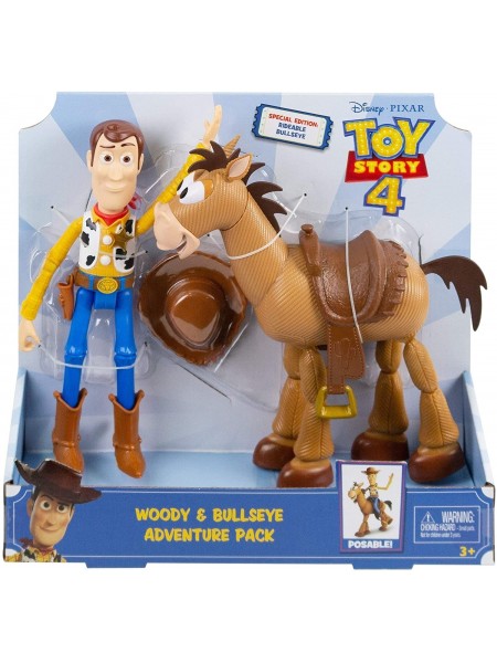 История игрушек набор фигурок Вуди и конь Булзай Mattel