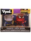 Funko Pop Набір вінілових фігурок Залізна людина павук і Танос Месники Війна нескінченності